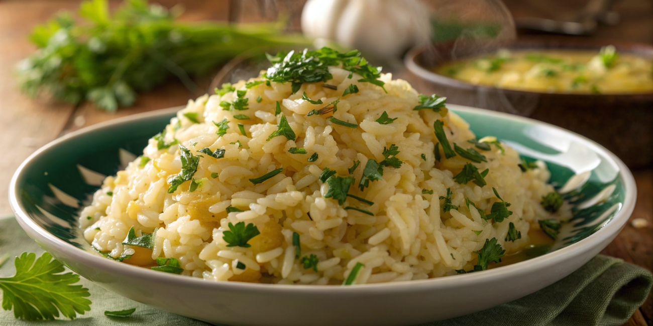 Garlic Butter Rice with Herbs.webp