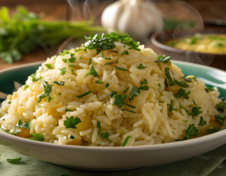 Garlic Butter Rice with Herbs.webp