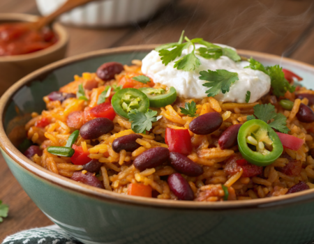 Spicy Mexican Rice with Beans.webp