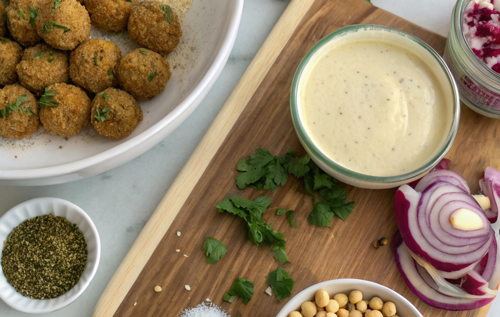How to Prepare Crispy Falafel with Tahini SauceIngredients