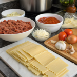 How to Cook Homemade Lasagna with Rich Meat SauceIngredients