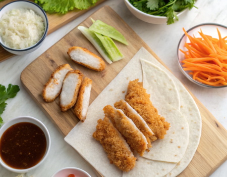 How to Make Crispy Chicken Wraps for Street Food LoversIngredients