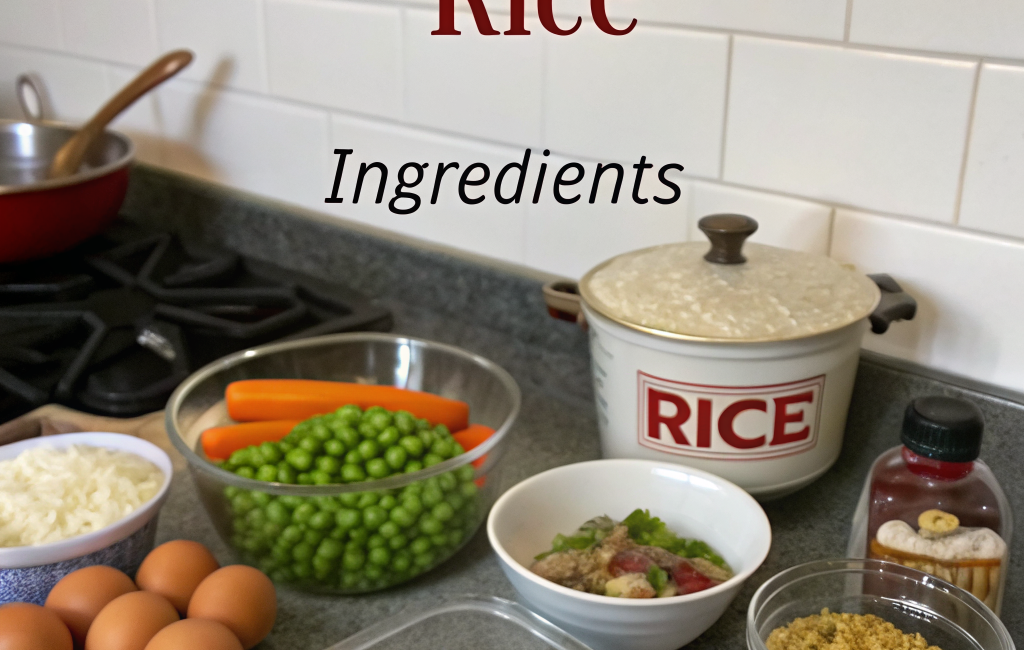 How to Cook Classic Street Style Fried RiceIngredients