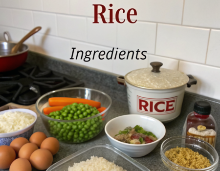 How to Cook Classic Street Style Fried RiceIngredients
